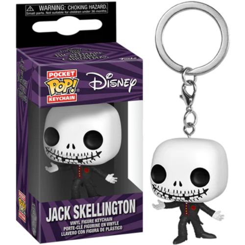 The Nightmare Before Christmas 30th Anniversary - Formal Jack Skellington Pocket Pop! Keychain