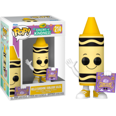 Crayola - Hello Sunshine Yellow Crayon Pop! Vinyl Figure