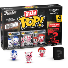 Five Nights at Freddy's - Ballora, Funtime Foxy, Baby & Mystery Bitty Pop! Vinyl Figure 4-Pack