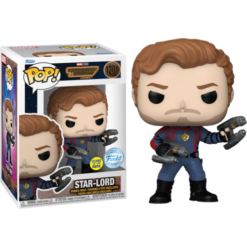 Guardians of the Galaxy: Vol. 3 - Star Lord Glow-in-the-Dark Pop! Vinyl Figure