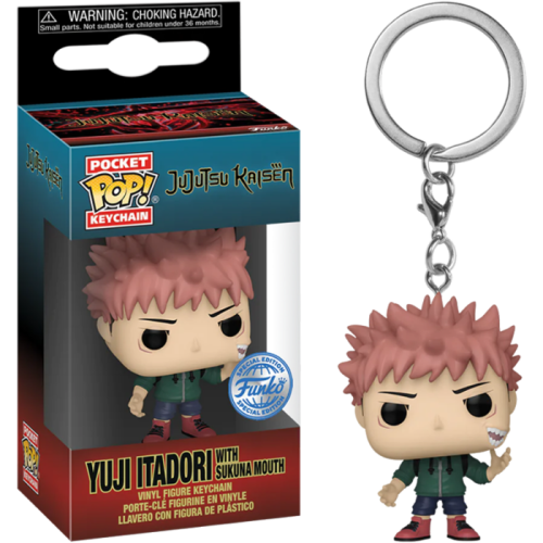 Jujutsu Kaisen - Yuji Itadori with Sukuna Mouth Pocket Pop! Keychain