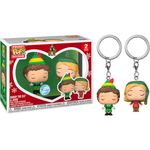 Elf - Buddy & Jovie Pocket Pop! Keychain 2-Pack