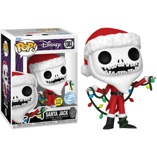 The Nightmare Before Christmas 30th Anniversary - Santa Jack Glow-in-the-Dark Pop! Vinyl Figure