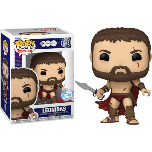 300 - Leonidas (Battle Worn) Warner Bros. 100th Pop! Vinyl Figure