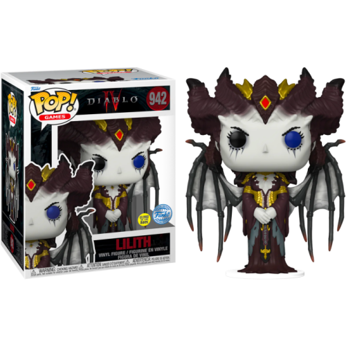 Diablo IV - Lilith Glow-in-the-Dark Super Sized 6 inch Pop! Vinyl Figure