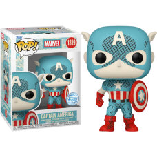 Marvel - Retro Reimagined Captain America Disney 100th Pop! Vinyl Figure