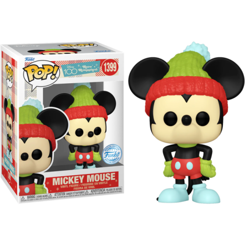 Disney 100th - Retro Reimagined Mickey Mouse Pop! Vinyl Figure