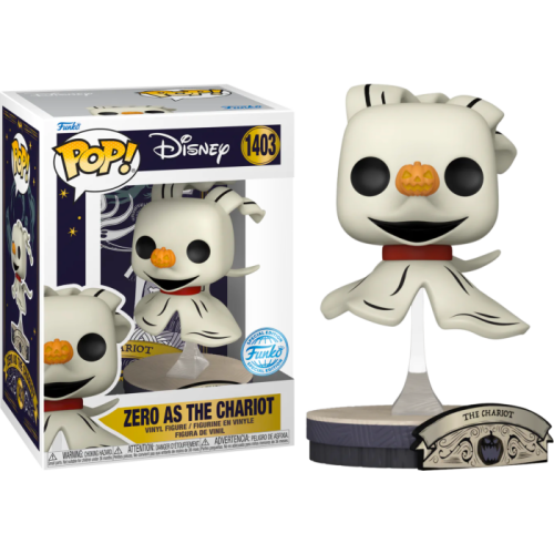 The Nightmare Before Christmas - Zero as the Chariot Pop! Vinyl Figure