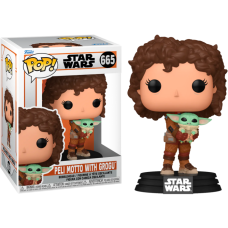 Star Wars: The Mandalorian - Peli Motto with Grogu Pop! Vinyl Figure