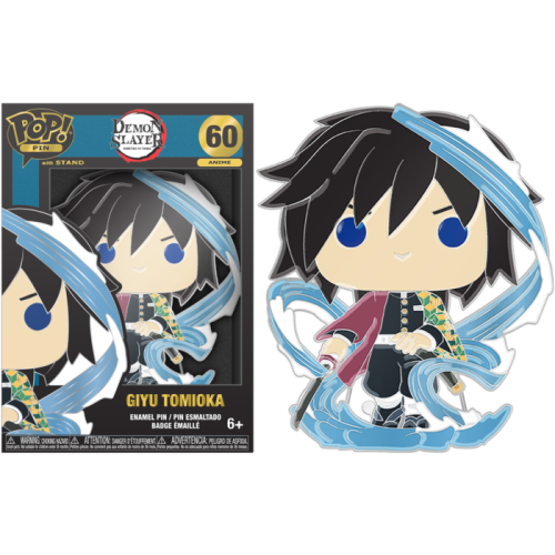 Demon Slayer - Giyu Tomioka 4 Inch Pop! Enamel Pin