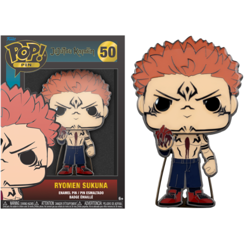 Jujutsu Kaisen - Ryomen Sukuna 4 inch Pop! Enamel Pin