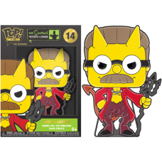 The Simpsons - Devil Flanders 4 Inch Enamel Pop! Pin