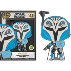 Star Wars: The Clone Wars - Bo-Katan Glow-in-the-Dark 4 inch Enamel Pop! Pin