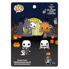 The Nightmare Before Christmas - Jack Skellington Pop! Enamel Pin 4-Pack