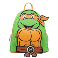 Teenage Mutant Ninja Turtles - Michelangelo Cosplay 10 inch Faux Leather Mini Backpack