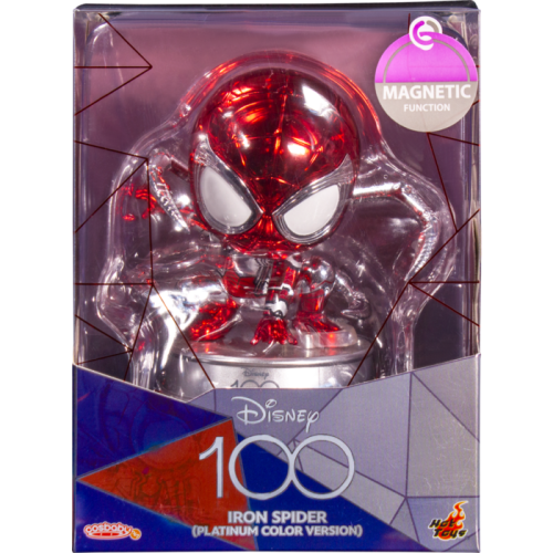 Marvel - Iron-Spider Disney 100 (Platinum Colour Version) Cosbaby (S) Hot Toys Figure