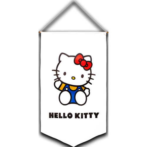 Hello Kitty - White Banner