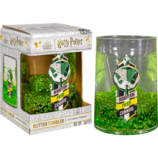 Harry Potter - Slytherin House Glitter Liquid Tumbler