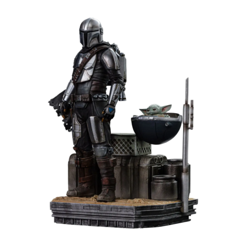 Star Wars: The Mandalorian - Din Djarin & Din Grogu 1:10 Scale Statue