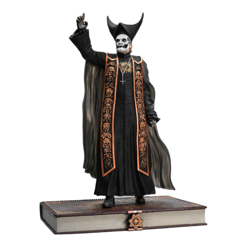 Ghost - Papa Emeritus in Black Robes Rock Iconz Statue