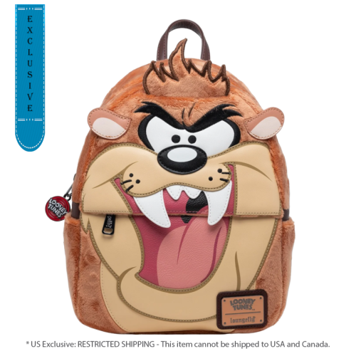 Looney Tunes - Tasmanian Devil Plush Cosplay Mini Backpack