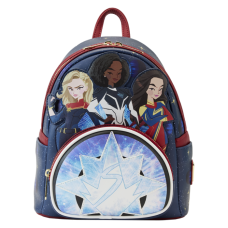 The Marvels (2023) - Symbol Glow in the Dark 10 inch Faux Leather Mini Backpack