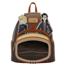 Loki - TVA Multiverse Lenticular 10 inch Faux Leather Mini Backpack