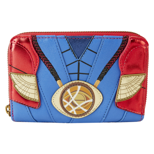 Marvel - Doctor Strange Metallic Cosplay 4 inch Faux Leather Zip-Around Wallet