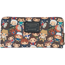 Stranger Things - Chibi 4 inch Faux Leather Zip-Around Wallet