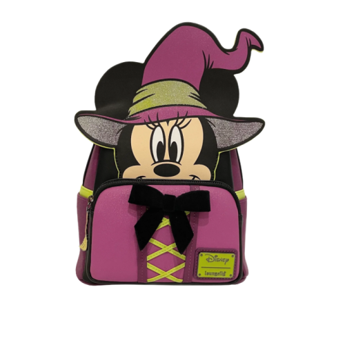 Disney - Minnie Witch Cosplay 10 inch Faux Leather Mini Backpack