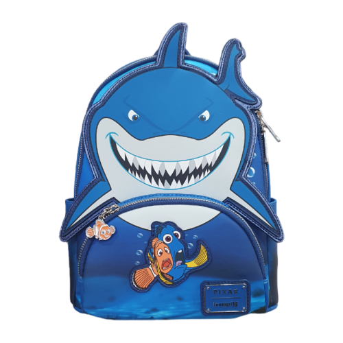 Finding Nemo - Bruce Cosplay 11 inch Faux Leather Mini Backpack