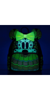 Disney - Minnie Mouse Dia De Los Muertos Sugar Skull 10 inch Faux Leather Mini Backpack