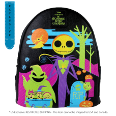 The Nightmare Before Christmas - Blacklight Mini Backpack