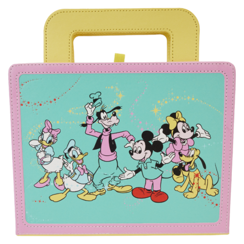 Disney - Disney100 Mickey & Friends Lunchbox 5 inch Faux Leather Journal