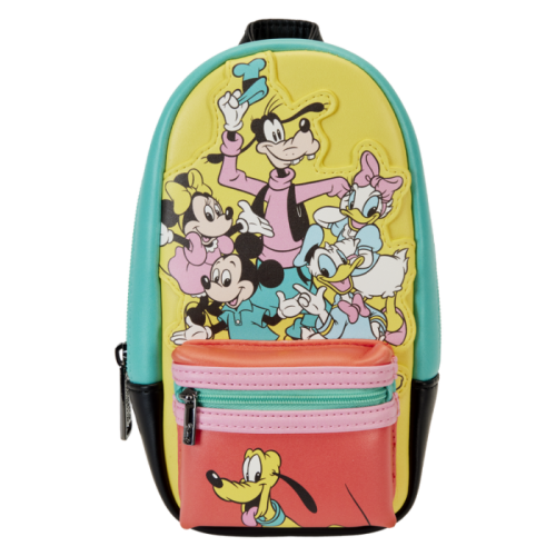 Disney - Disney100 Mickey & Friends 8 inch Faux Leather Pencil Case