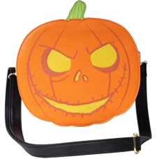 The Nightmare Before Christmas - Jack-O-Lantern Glow in the Dark 9 inch Faux Leather Crossbody Bag