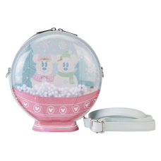 Disney - Mickey & Friends Pastel Snowglobe 7 inch Faux Leather Crossbody Bag