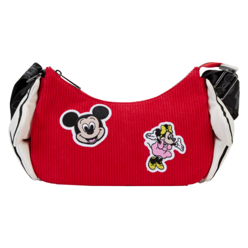 Disney - Disney100 Mickey & Minnie Gloves 7 inch Faux Leather Crossbody Bag