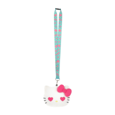 Hello Kitty - Lanyard with Plush Pouch