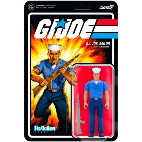 G.I. Joe - Navy Serviceman ReAction 3.75 inch Action Figure