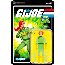 G.I. Joe - Scarlett Glow Patrol Glow-in-the-Dark ReAction 3.75 inch Action Figure