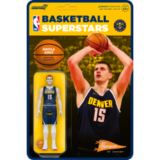 NBA Basketball - Nicola Jokic Denver Nuggets Supersports ReAction 3.75 inch Action Figure