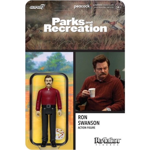 Parks and Recreation - Ron Swanson ReAction 3.75 inch Action Figure