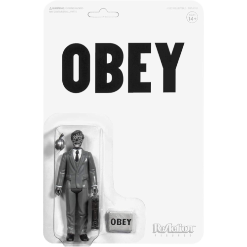 They Live - Male Ghoul Black & White ReAction 3.75 inch Action Figure