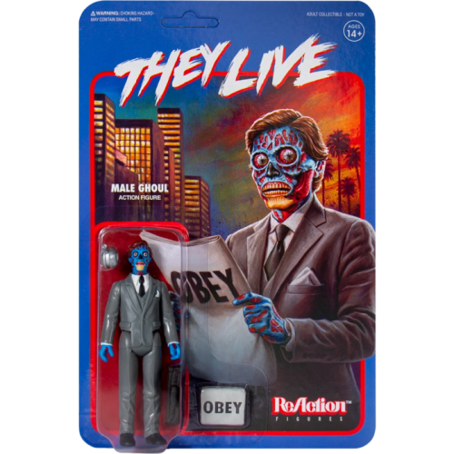 They Live - Male Ghoul ReAction 3.75 inch Action Figure