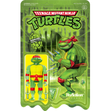 Teenage Mutant Ninja Turtles (1987) - Raphael Mutagen Ooze ReAction 3.75 inch Action Figure (2022 NYCC Exclusive)