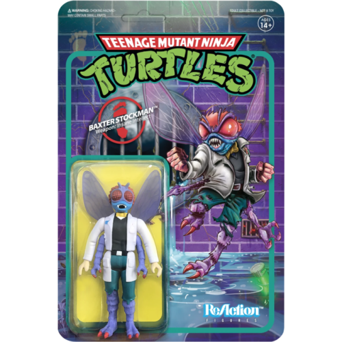 Teenage Mutant Ninja Turtles (1987) - Baxter Stockman ReAction 3.75 inch Action Figure