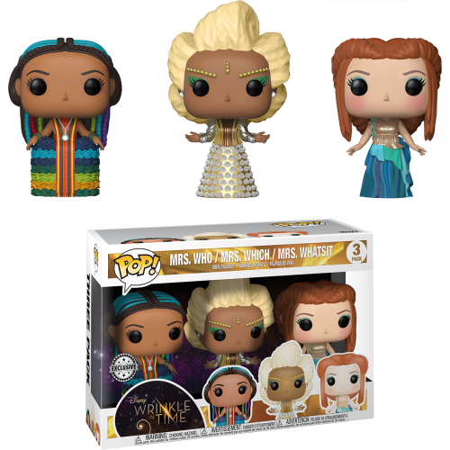 A Wrinkle in Time - Mrs. Who, Mrs. Which and Mrs. Whatsit Pop! Vinyl 3-Pack 