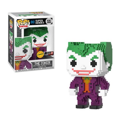 Batman - 8 Bit Metallic Chase Joker Pop! Vinyl Figure
