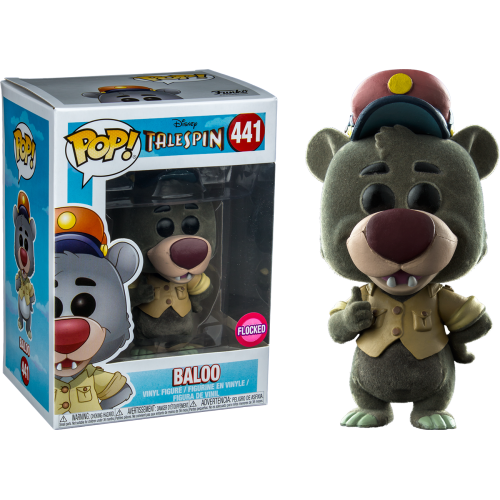 TaleSpin - Baloo Flocked Pop! Vinyl Figure